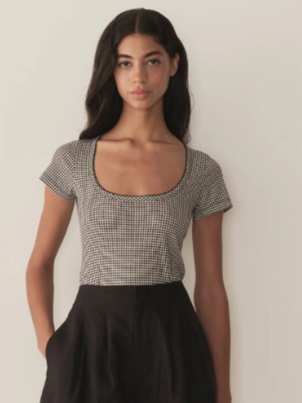 Doen Brigitte Tee - Gingham